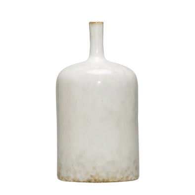 Stoneware Gooseneck Vase