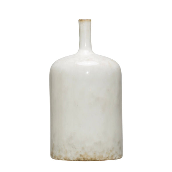 Stoneware Gooseneck Vase