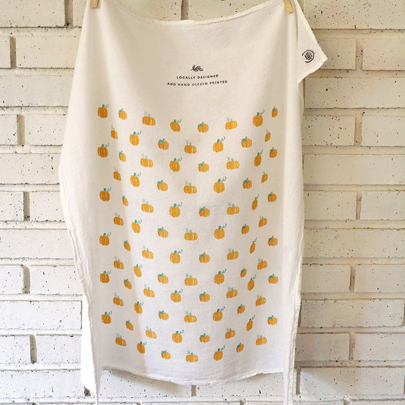 Pumpkin Harvest Kitchen Flour Sack Towel