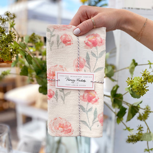 Peony Fields Towel