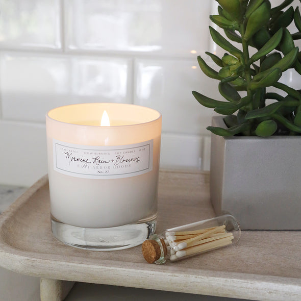Wood Candle Tray