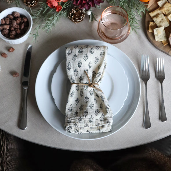 Soft Floral Napkins, Set of 4