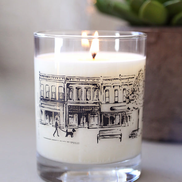 Northville Illustrated Candle