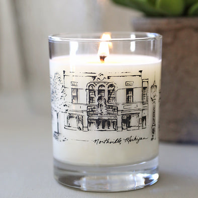 Northville Illustrated Candle