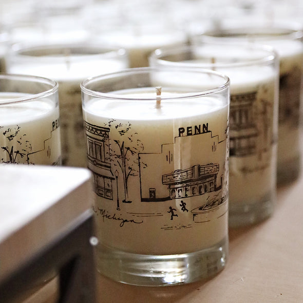 Plymouth Illustrated Candle