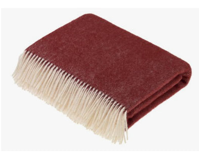 Herringbone Shetland Wood Throw - East Arbor Goods