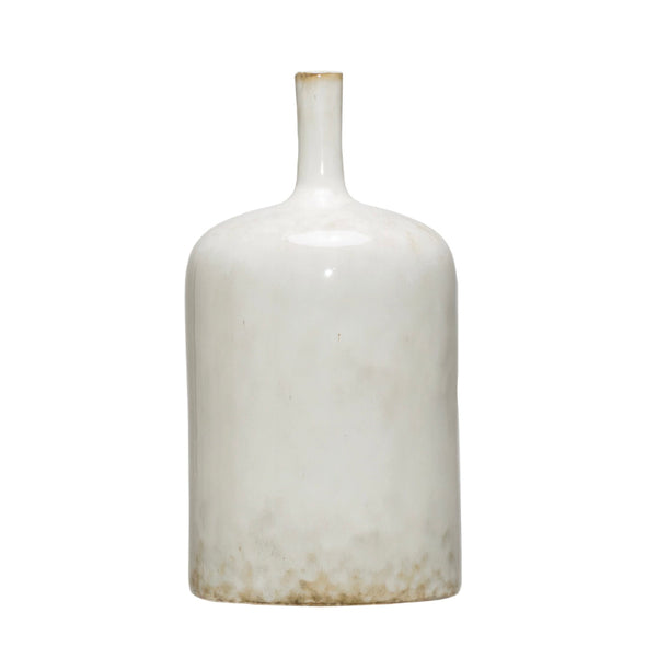 Stoneware Gooseneck Vase